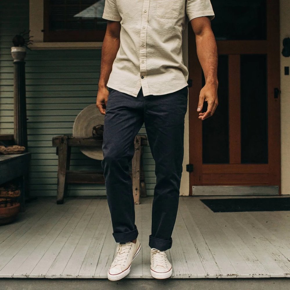 Taylor Stitch | Democratic Foundation Pant | Color: Organic Dark Navy | Size: 32